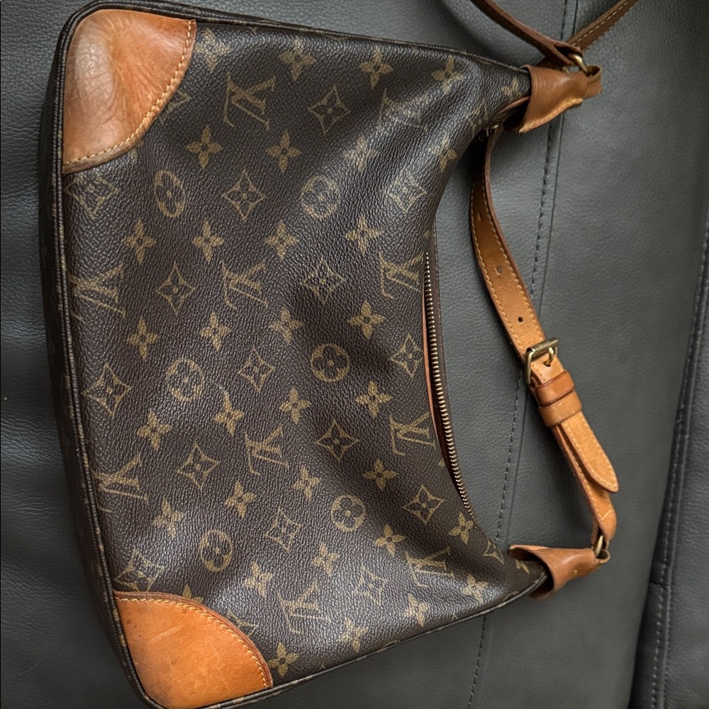 Louis Vuitton Brown Monogram Hobo Bag